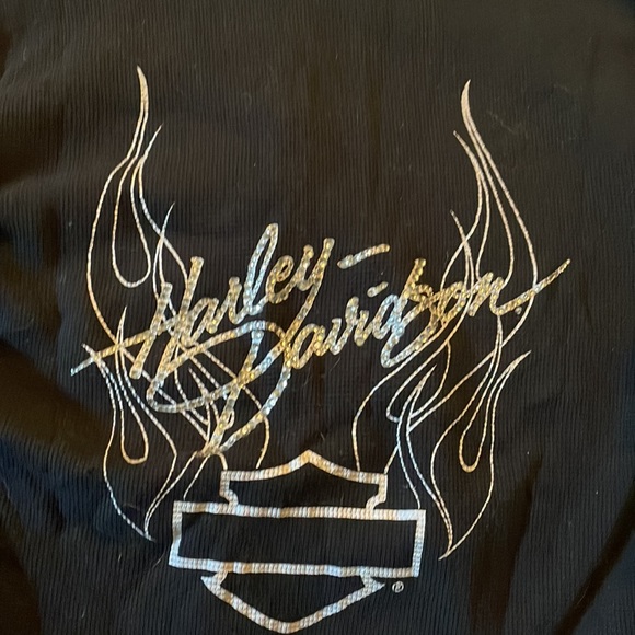 Harley Davidson hooded Henley size M - Picture 5 of 6